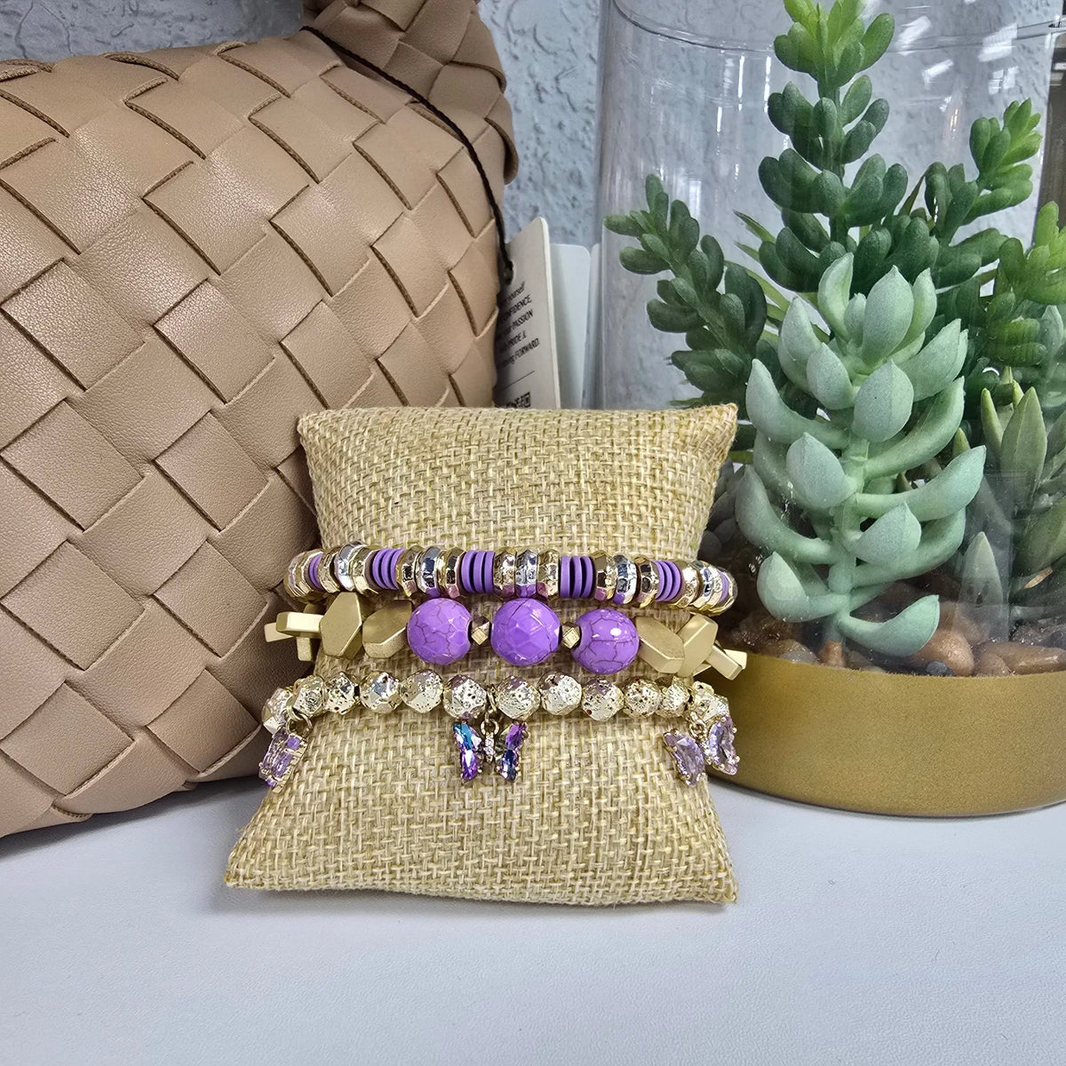 Amethyst Muse Bracelet Stack – Cruz By Design