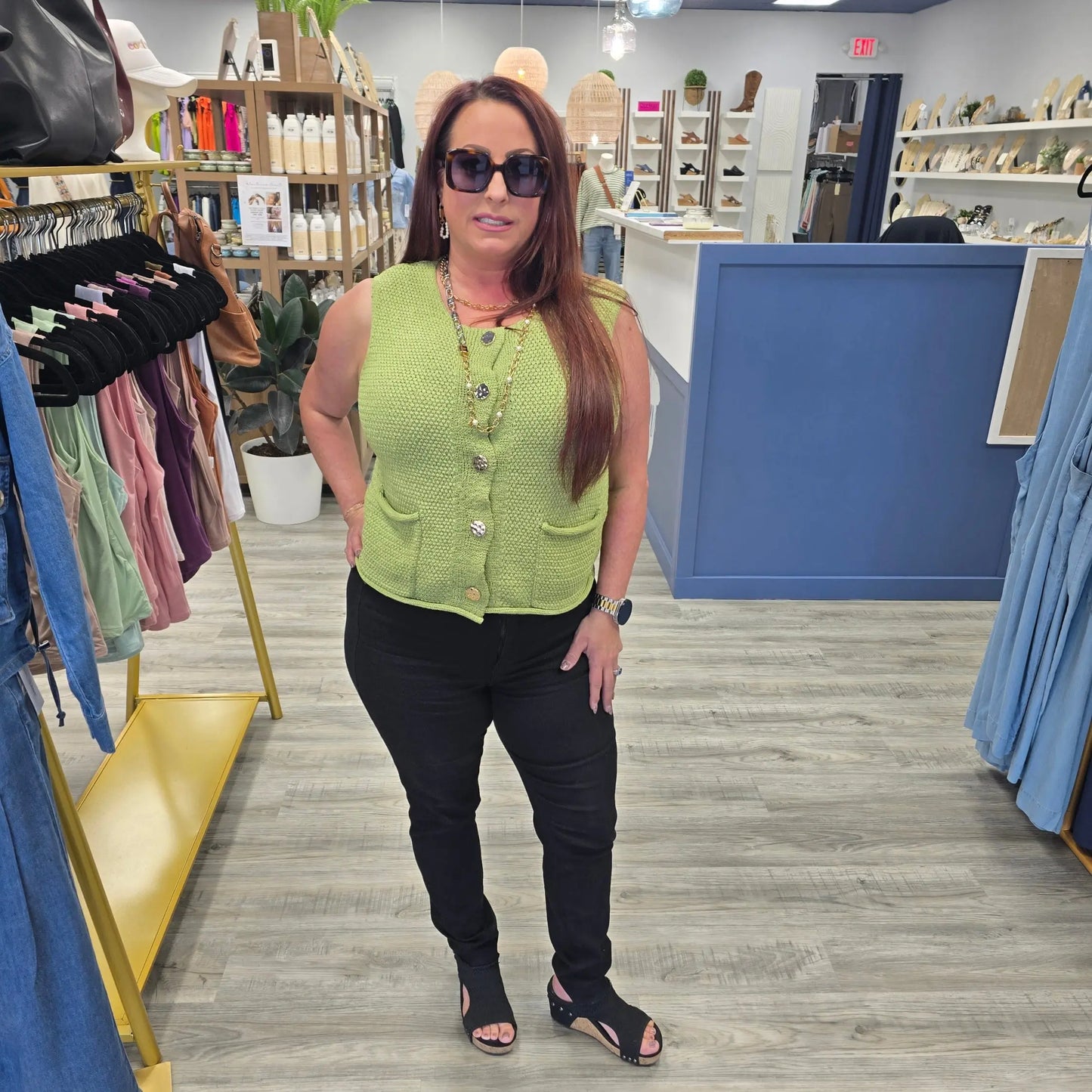 Gracyn Sweater Vest Tribal