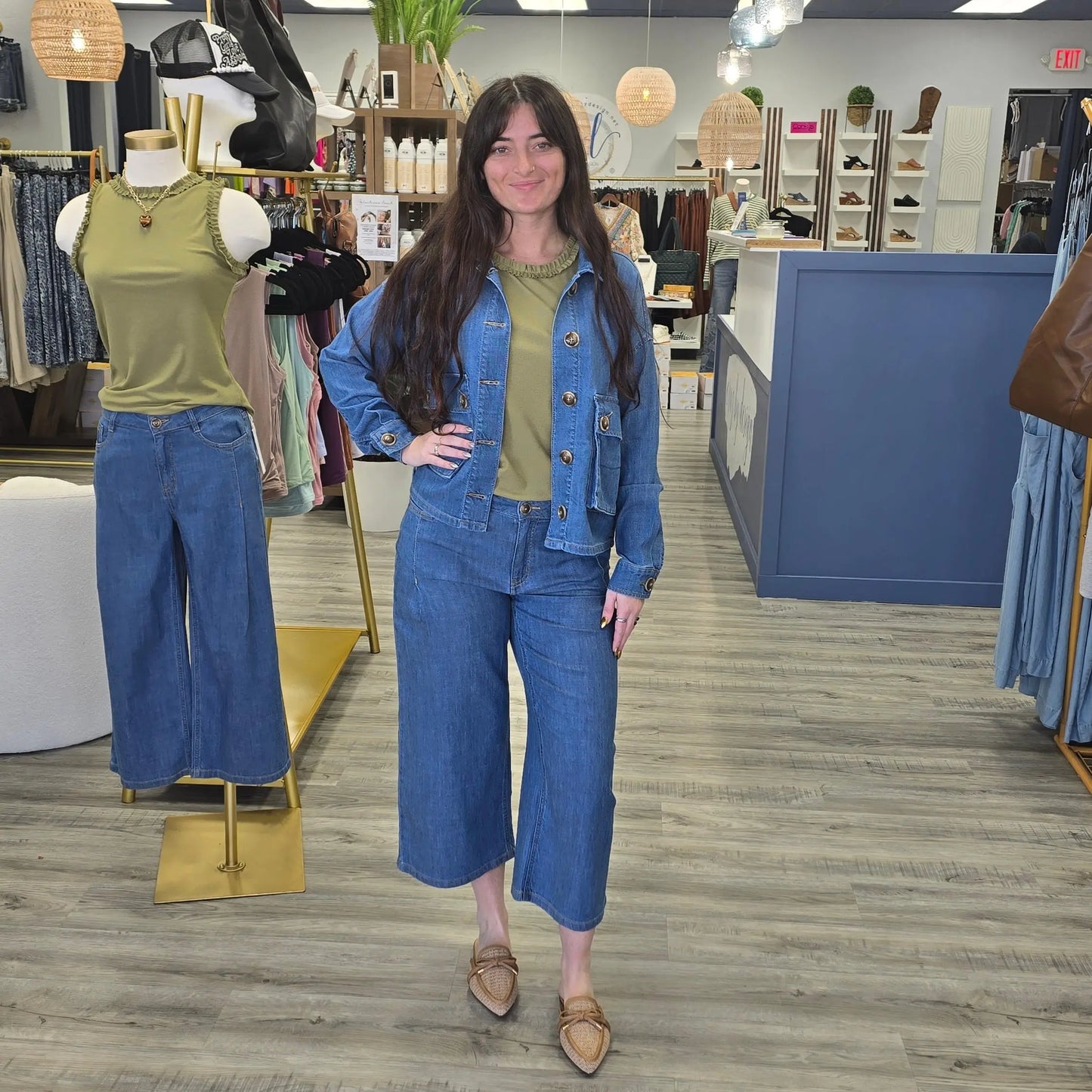 Marley Wide Leg Jeans Tribal