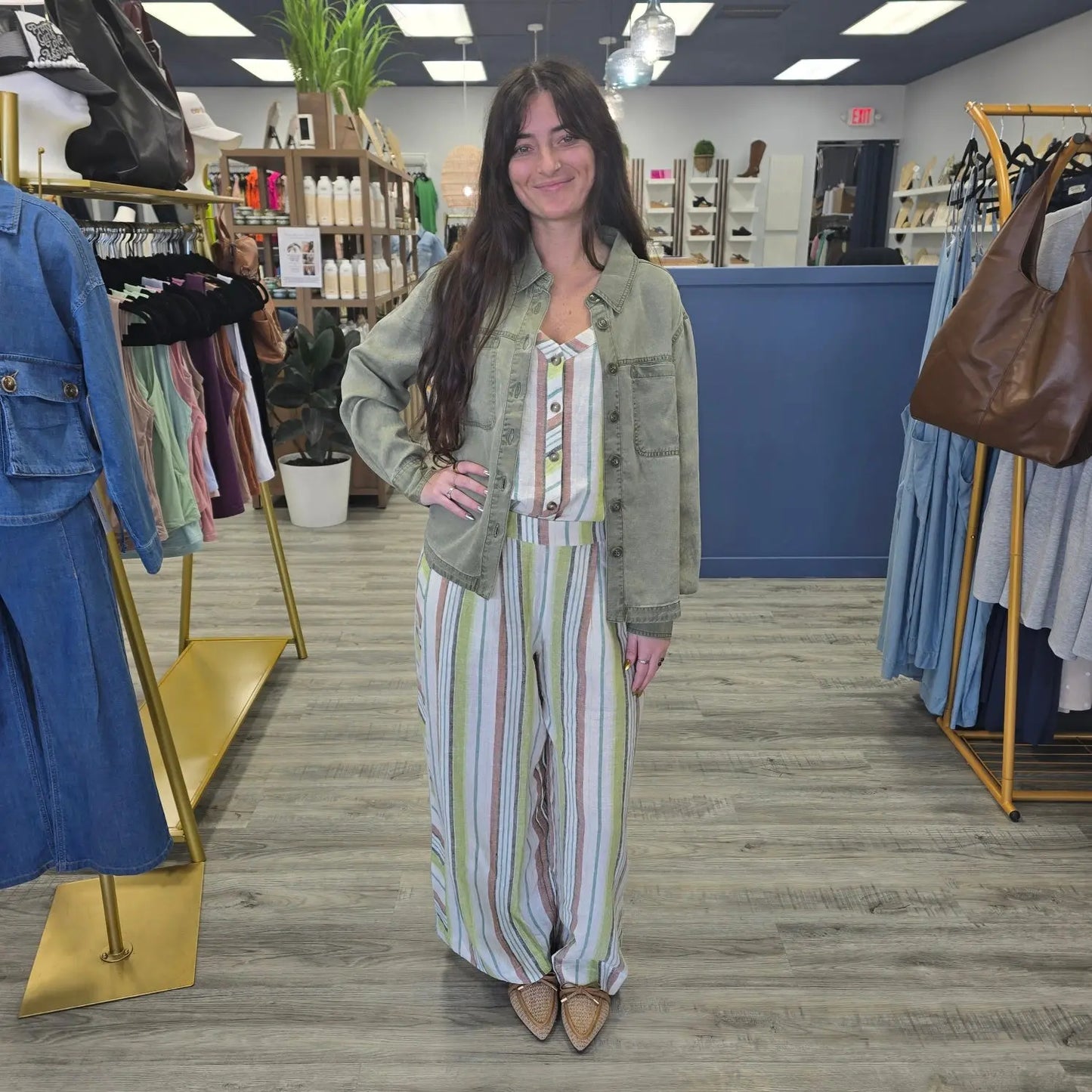 Selena Striped Pants Tribal