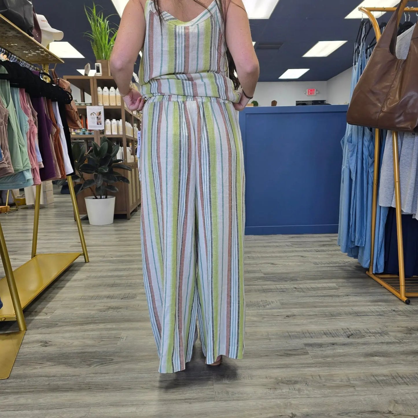 Selena Striped Pants Tribal