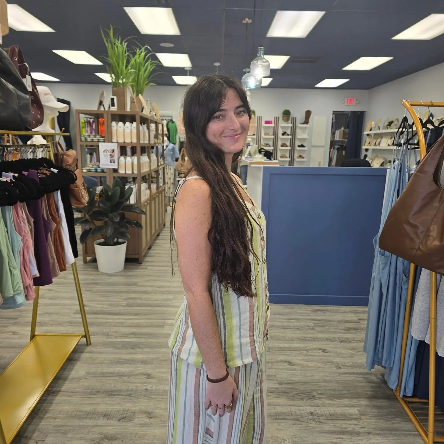 Elara Striped Cami Top Tribal