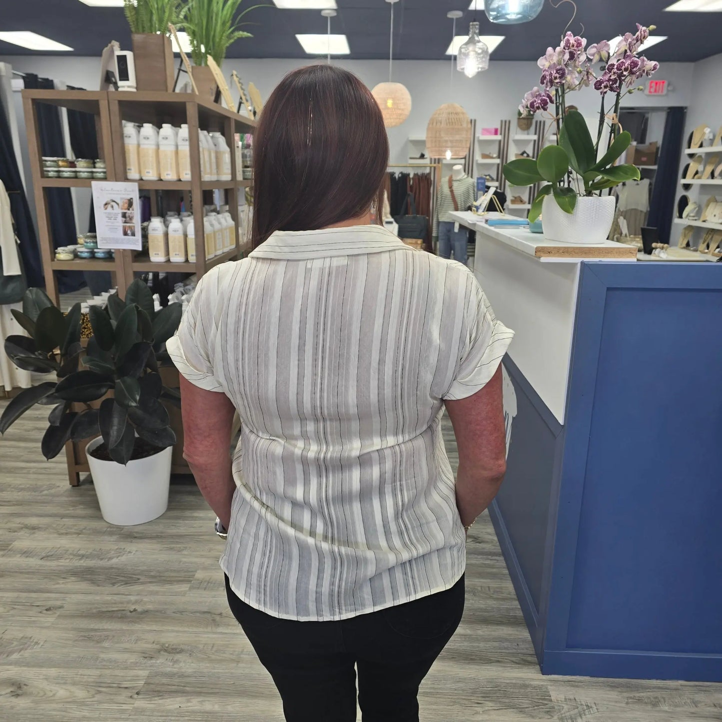 Cream Striped Doe & Rae