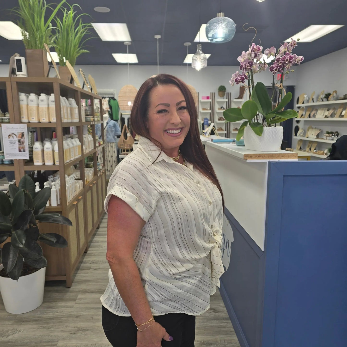 Cream Striped Doe & Rae