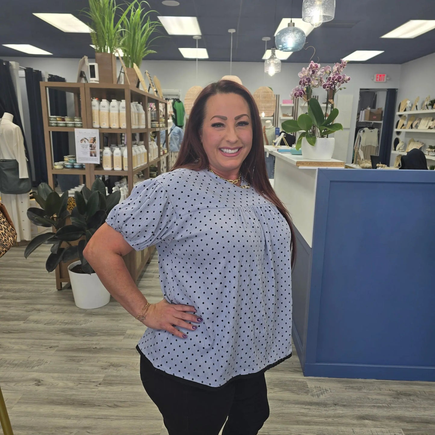 Purple dots Doe & Rae