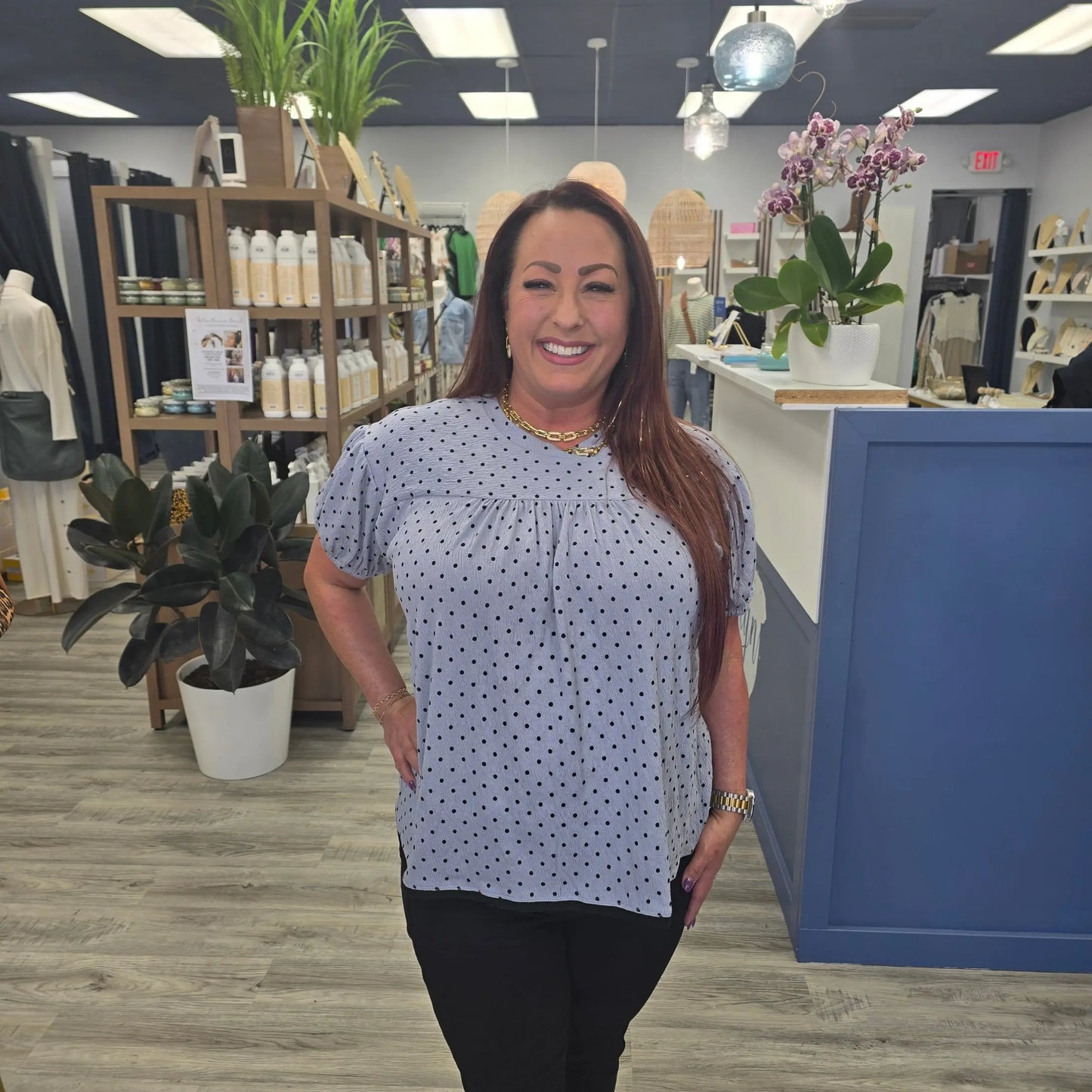 Purple dots Doe & Rae