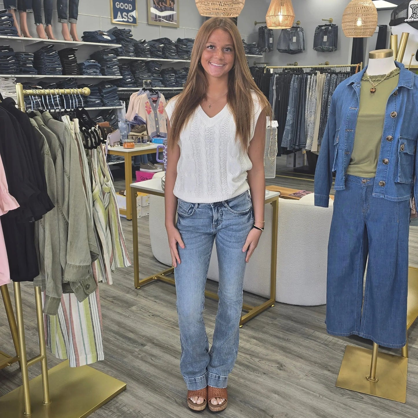 Sophie Trouser Bootcut Jeans MIca