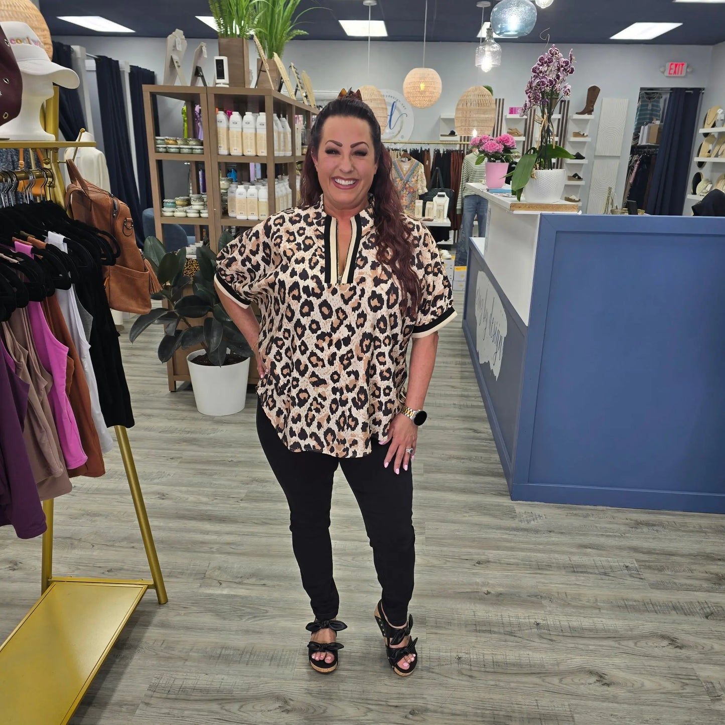 Savannah Darling Cheetah Top Jodifl