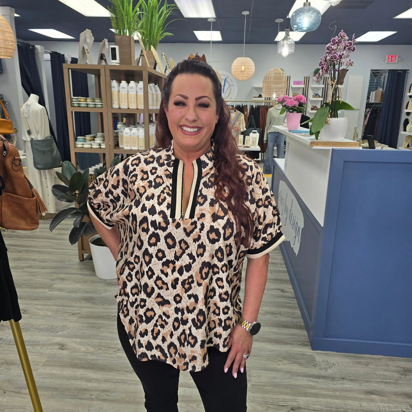 Savannah Darling Cheetah Top Jodifl