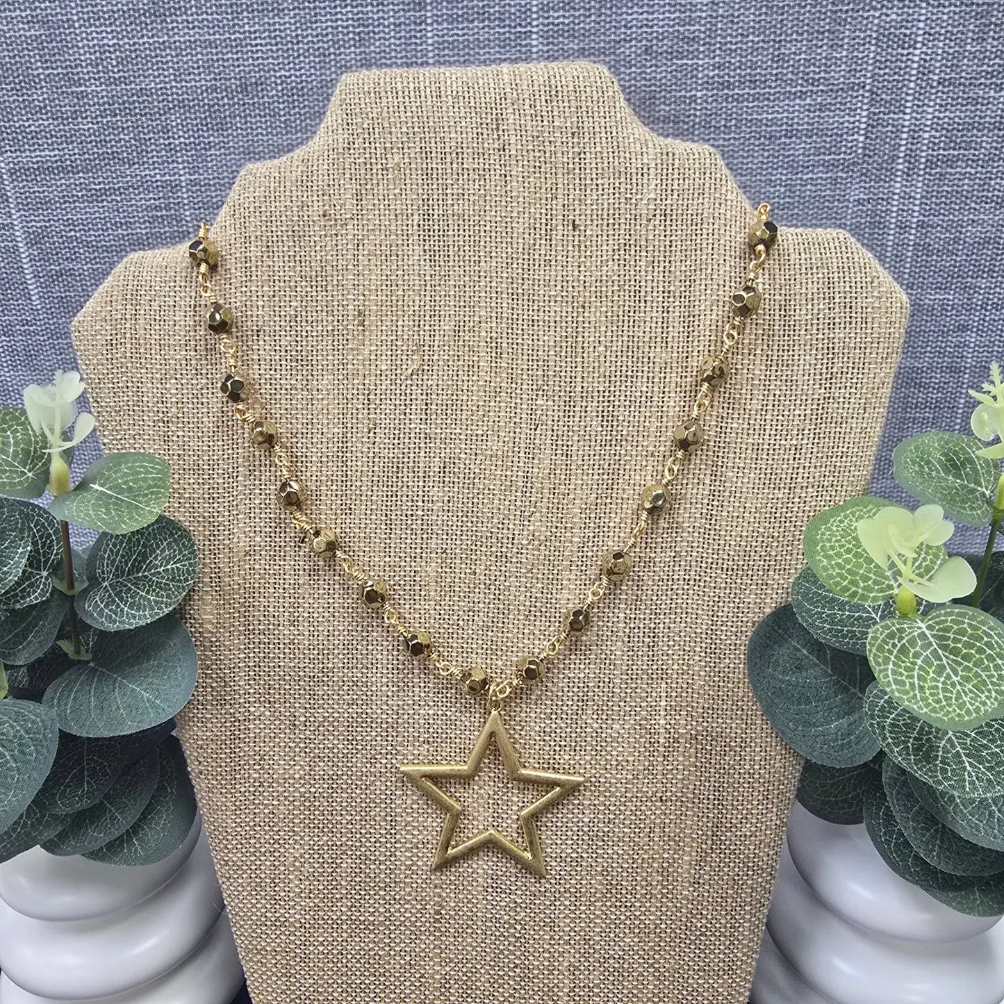 Open Star Necklace Dlyan T Designs