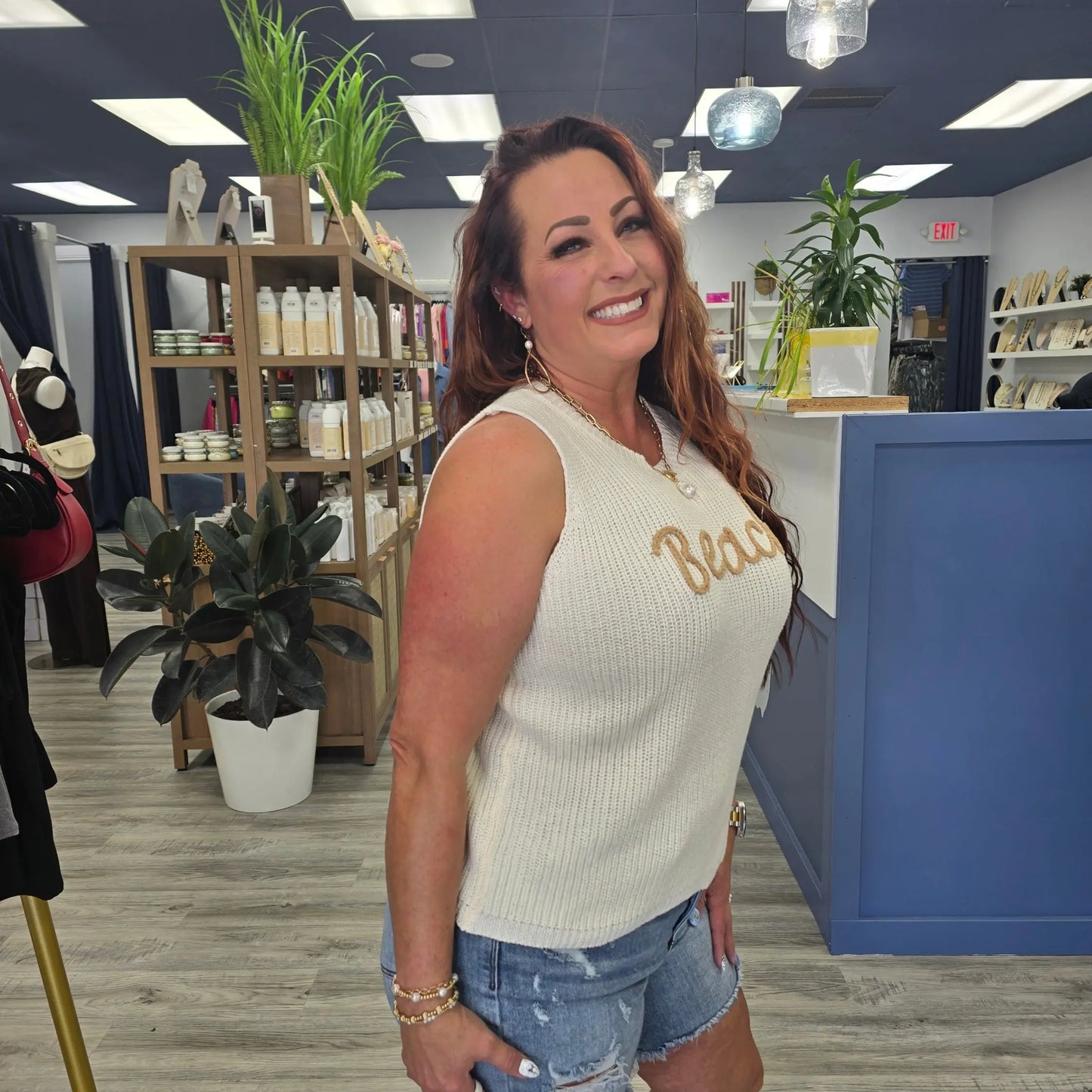 beach sweater Doe & Rae