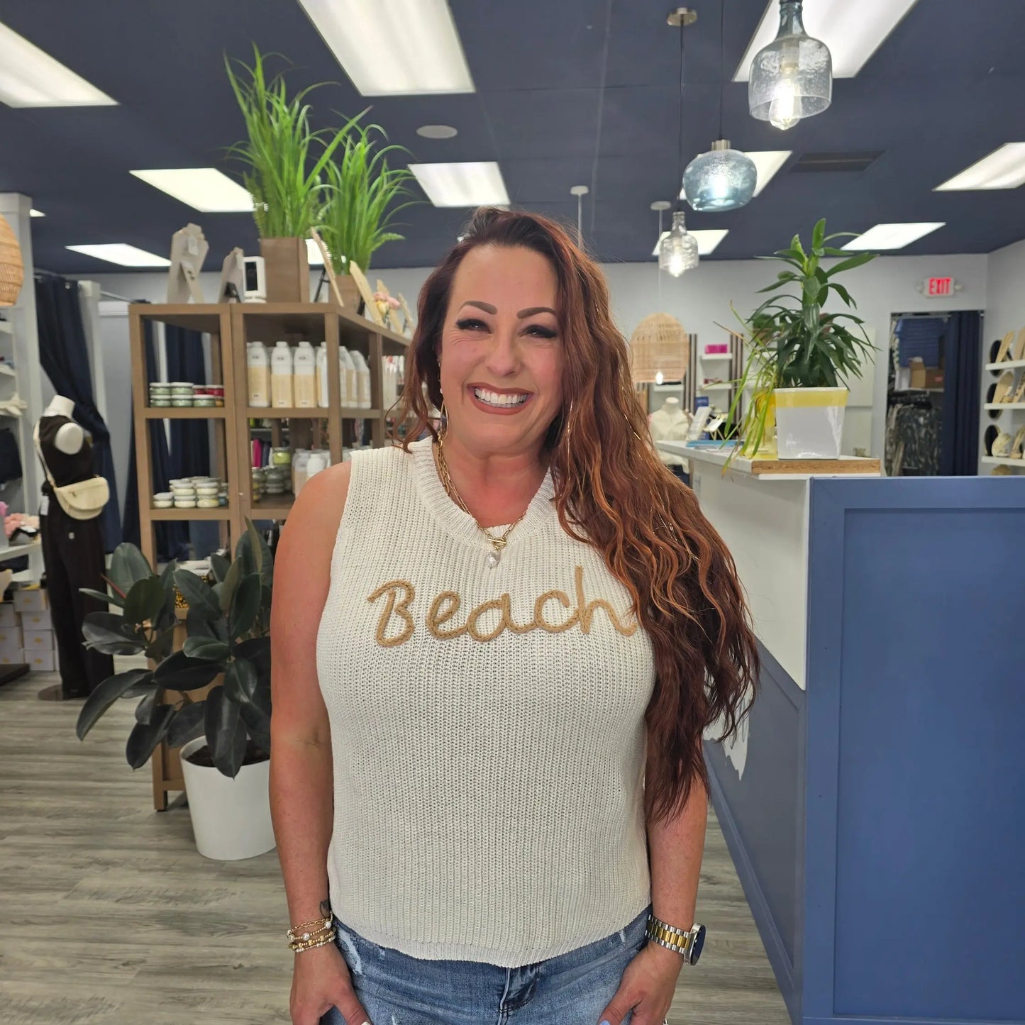 beach sweater Doe & Rae