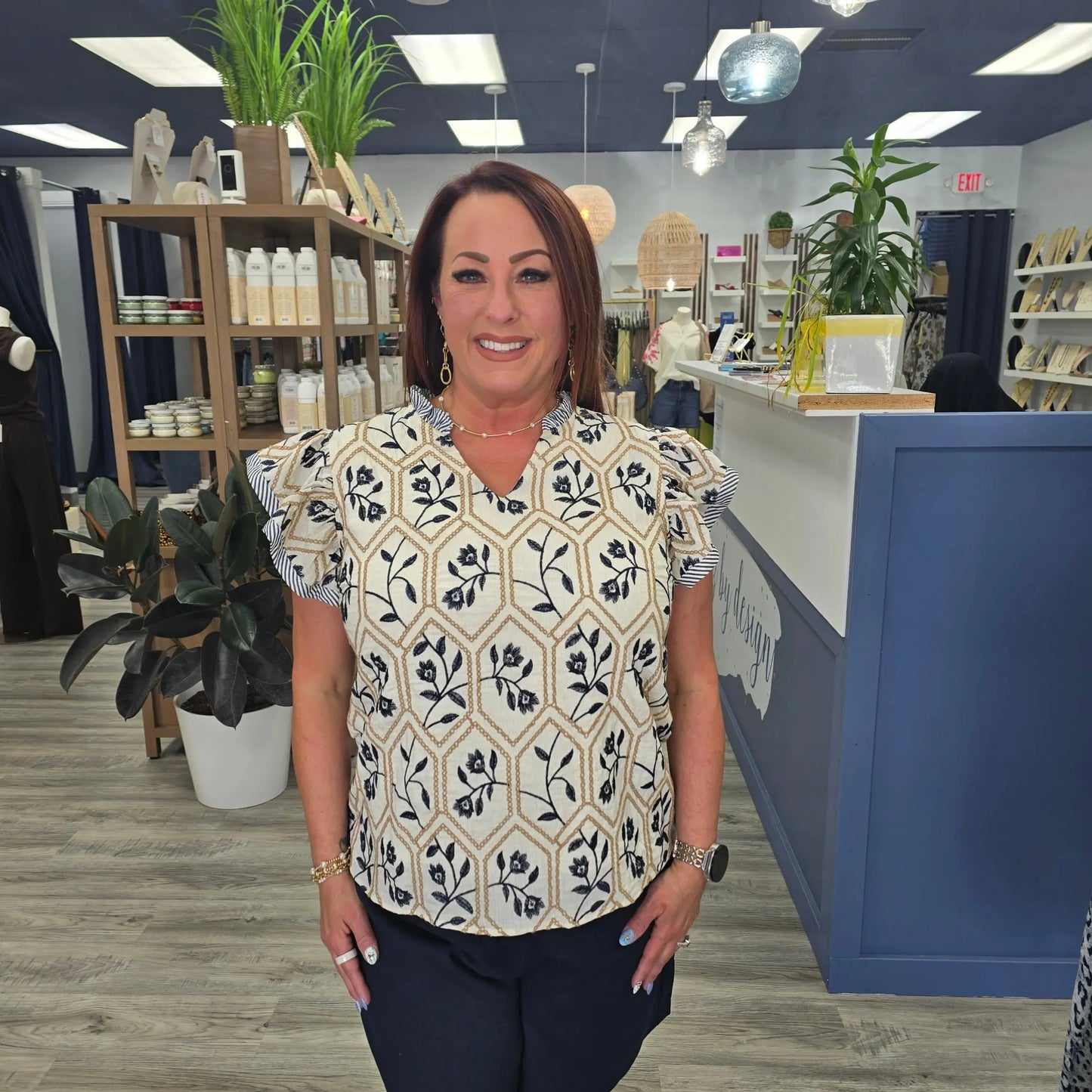 Willow Garden Flutter Top She+Sky