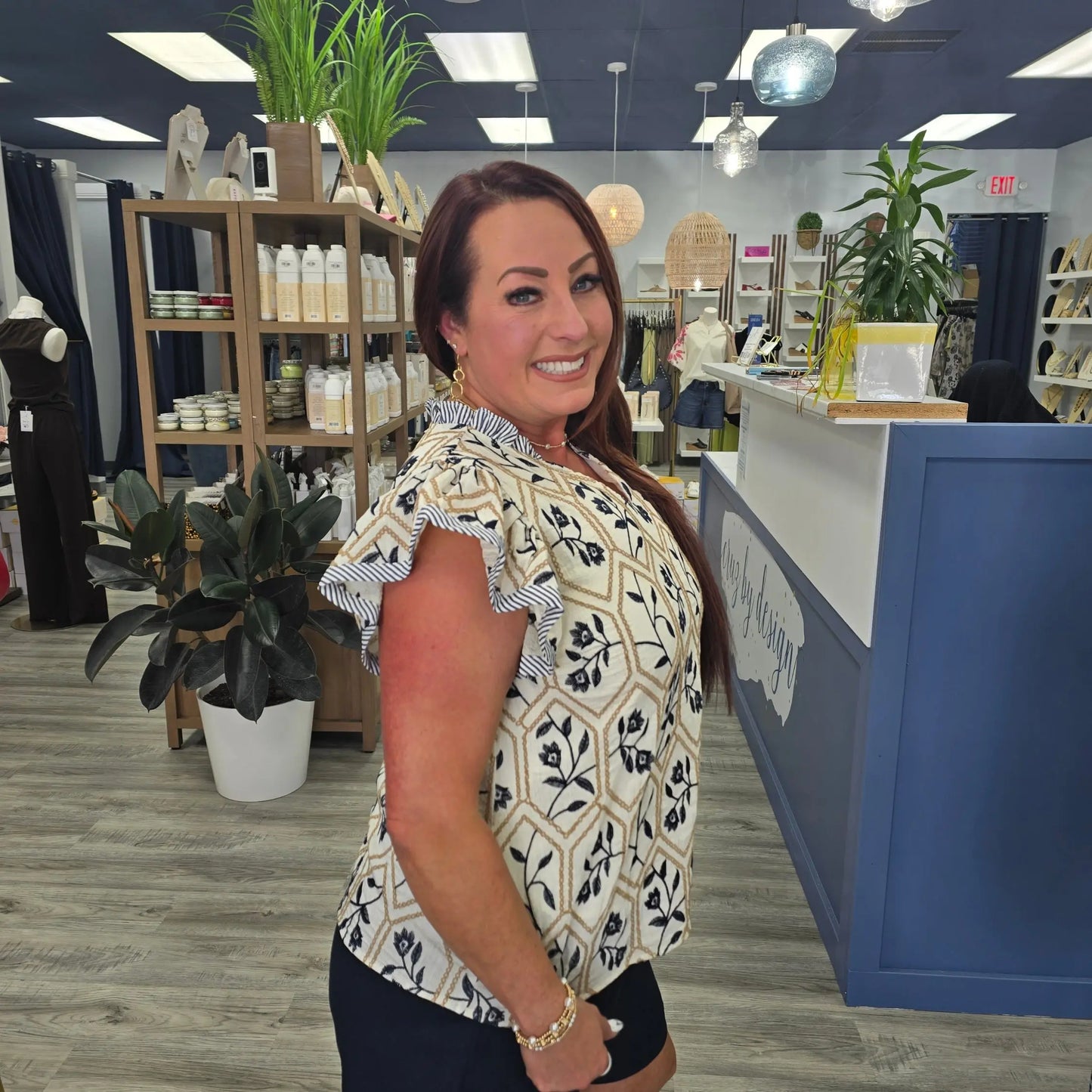 Willow Garden Flutter Top She+Sky