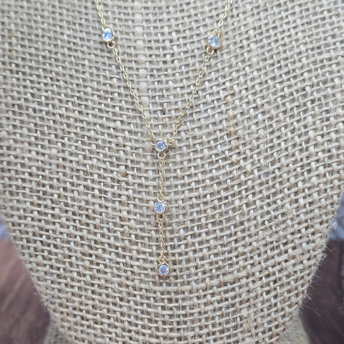 Phoebe Y Drop Necklace Michelle McDowell