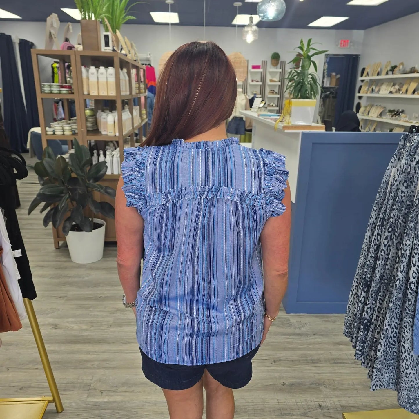 sleeveless blue shirt Liverpool