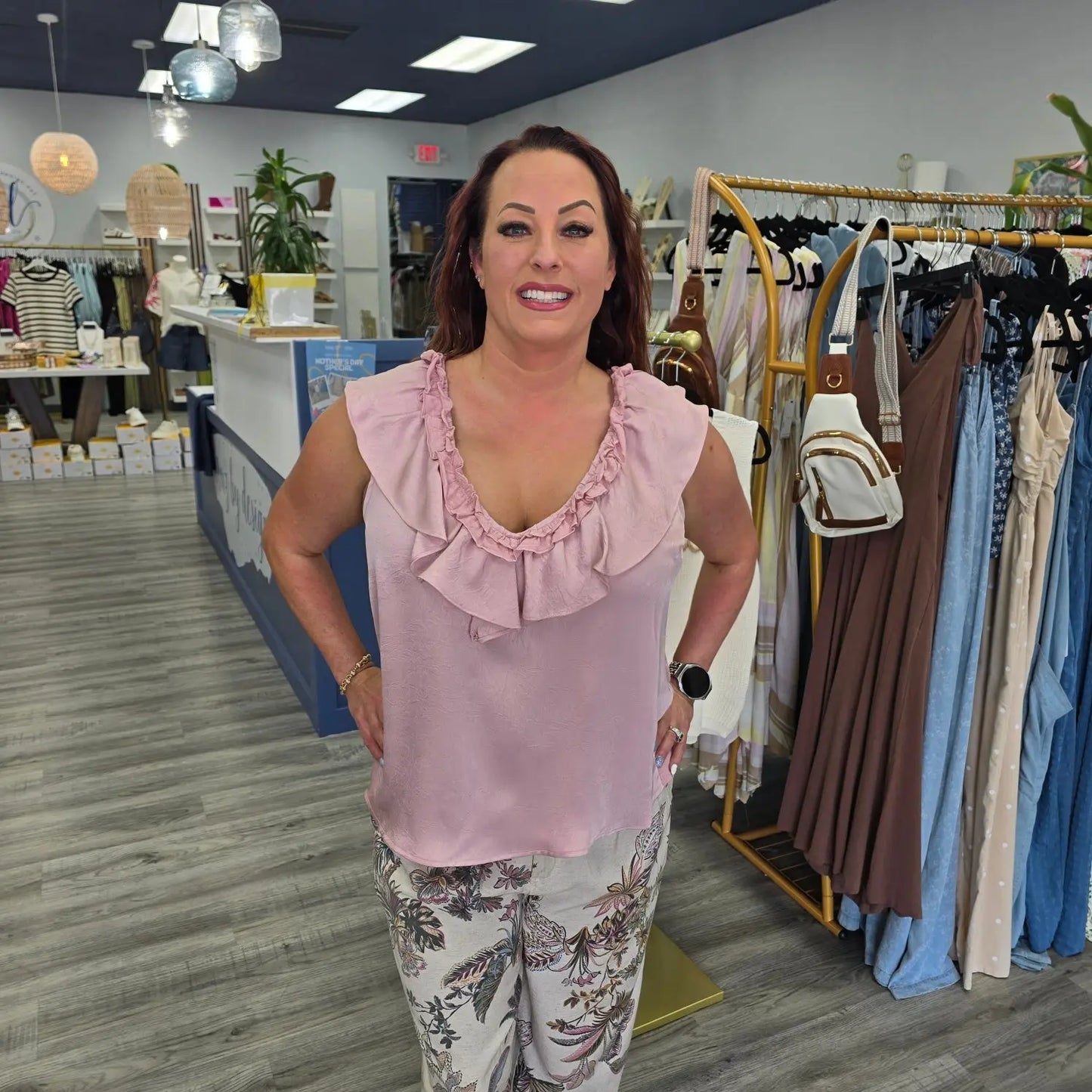 Beatrice Ruffle Top Liverpool