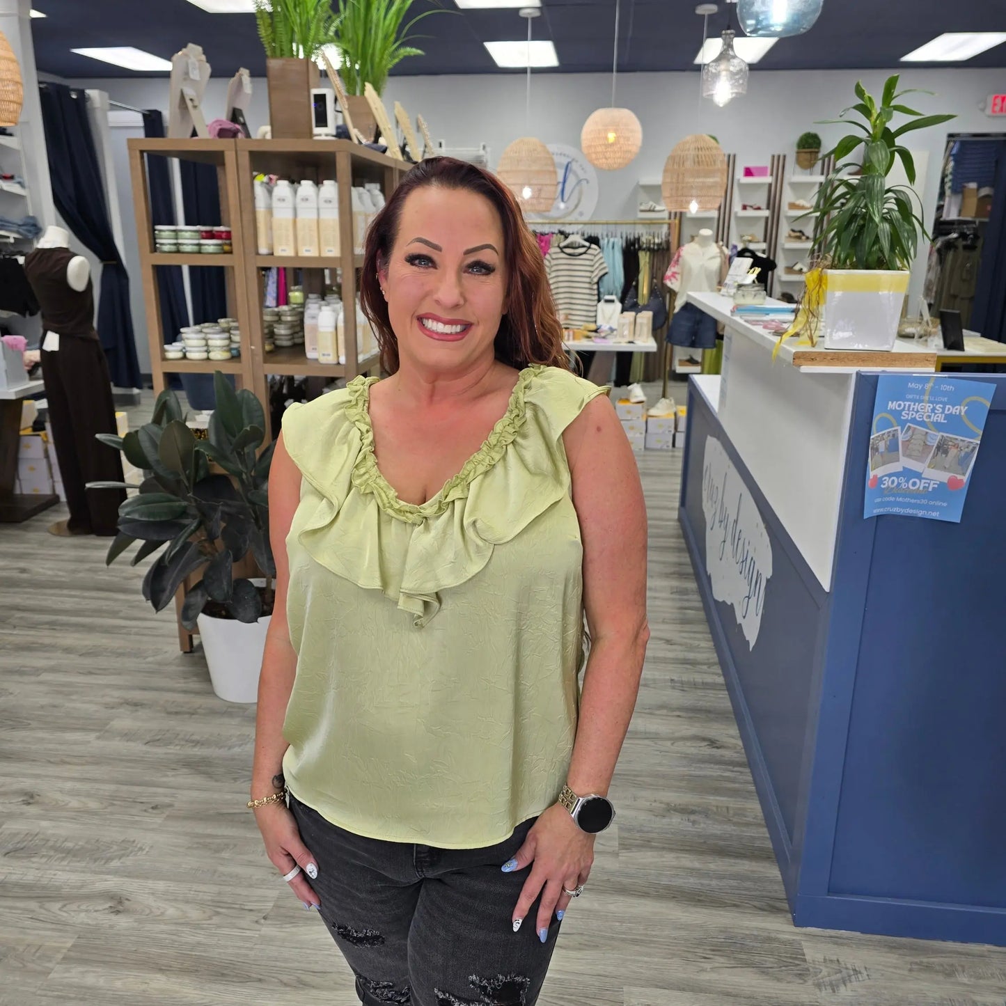 Beatrice Ruffle Top Liverpool