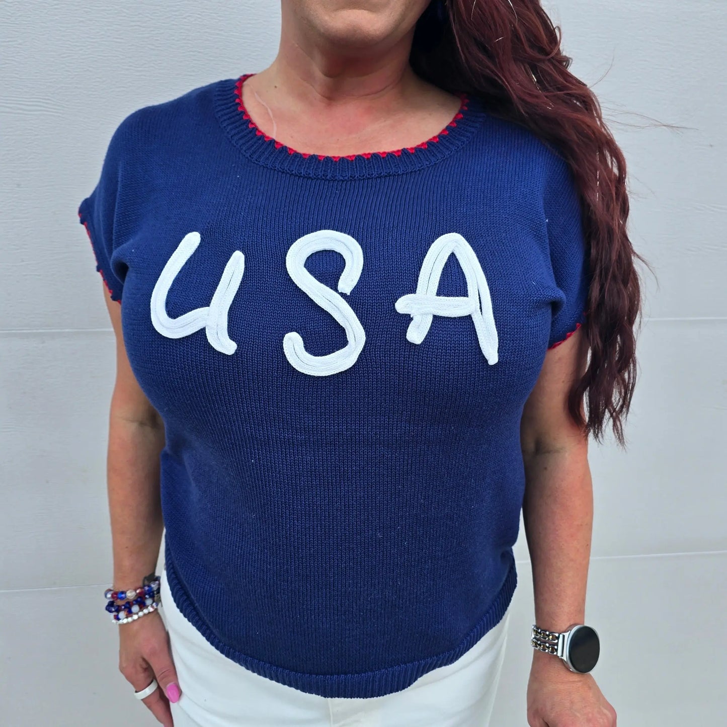 USA Knit Tee Staccato