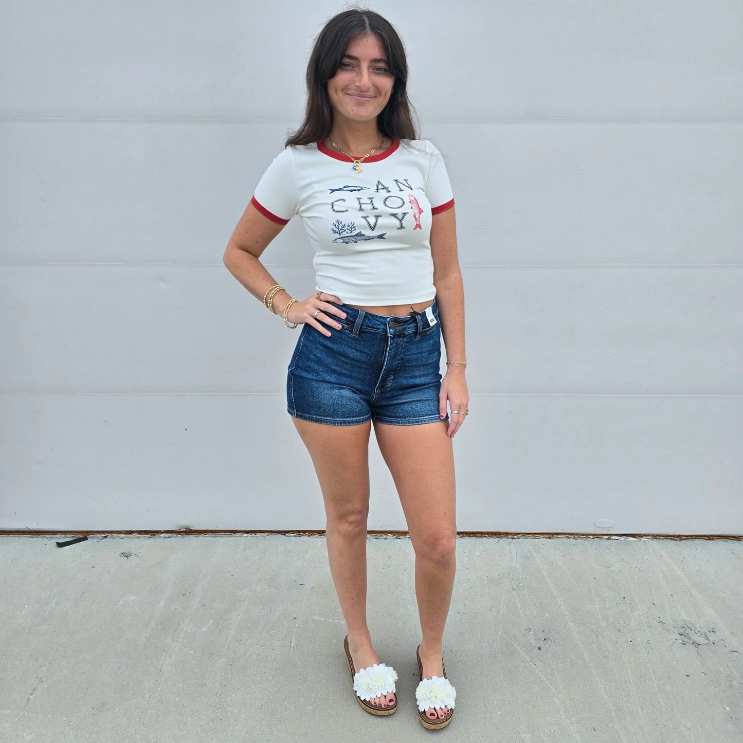 Anchovy Baby Tee Blu Pepper