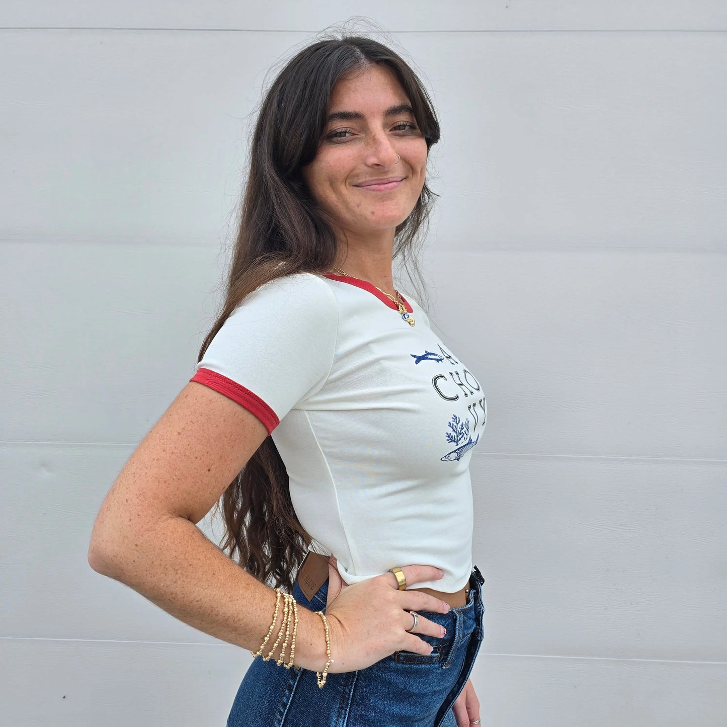 Anchovy Baby Tee Blu Pepper