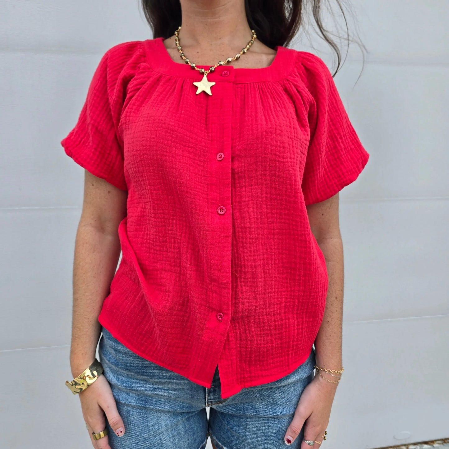Solana Gauze Top MIkarose