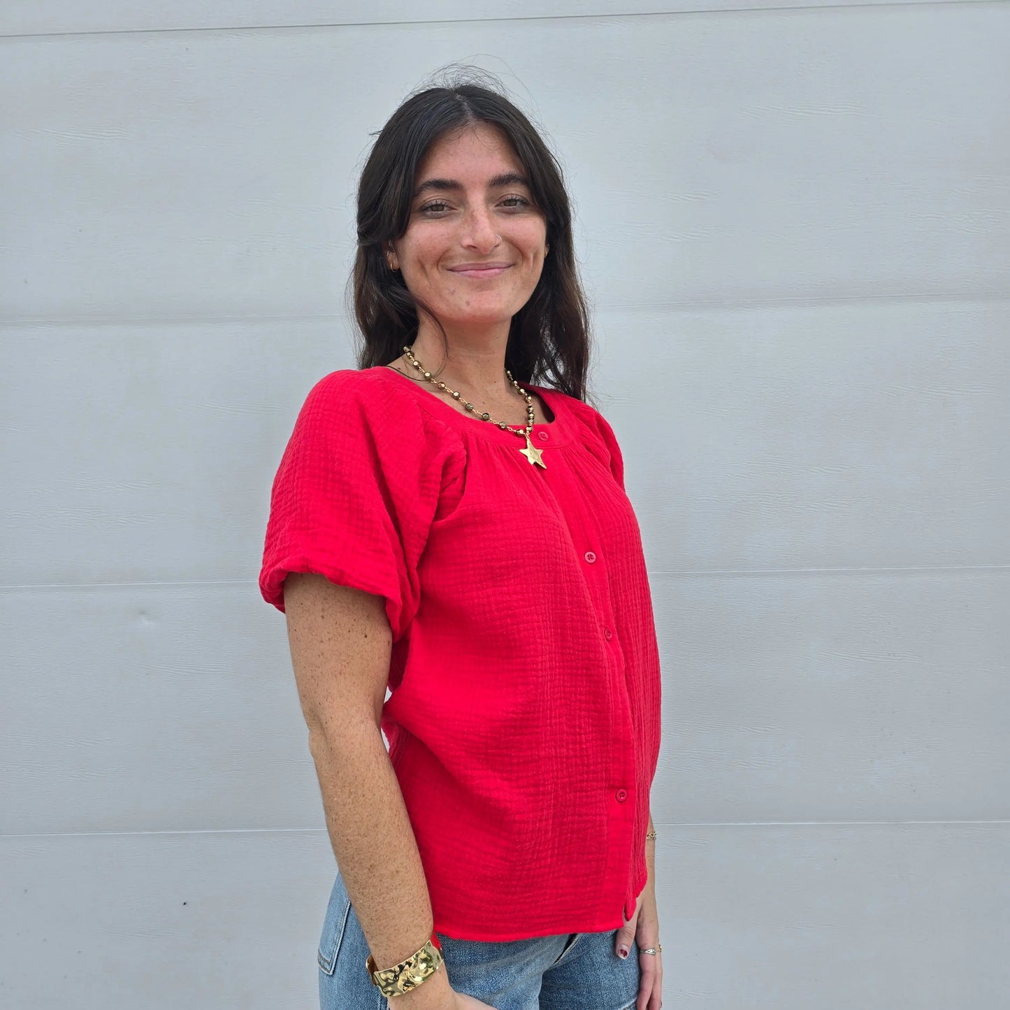 Solana Gauze Top MIkarose