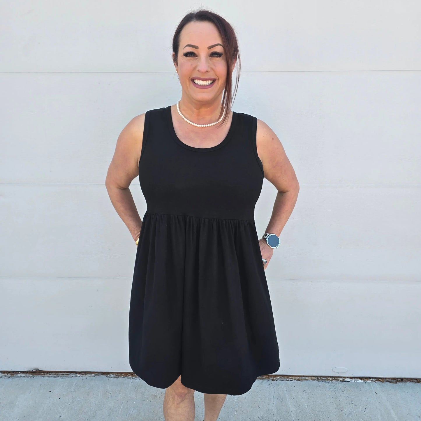 blk dress MIkarose