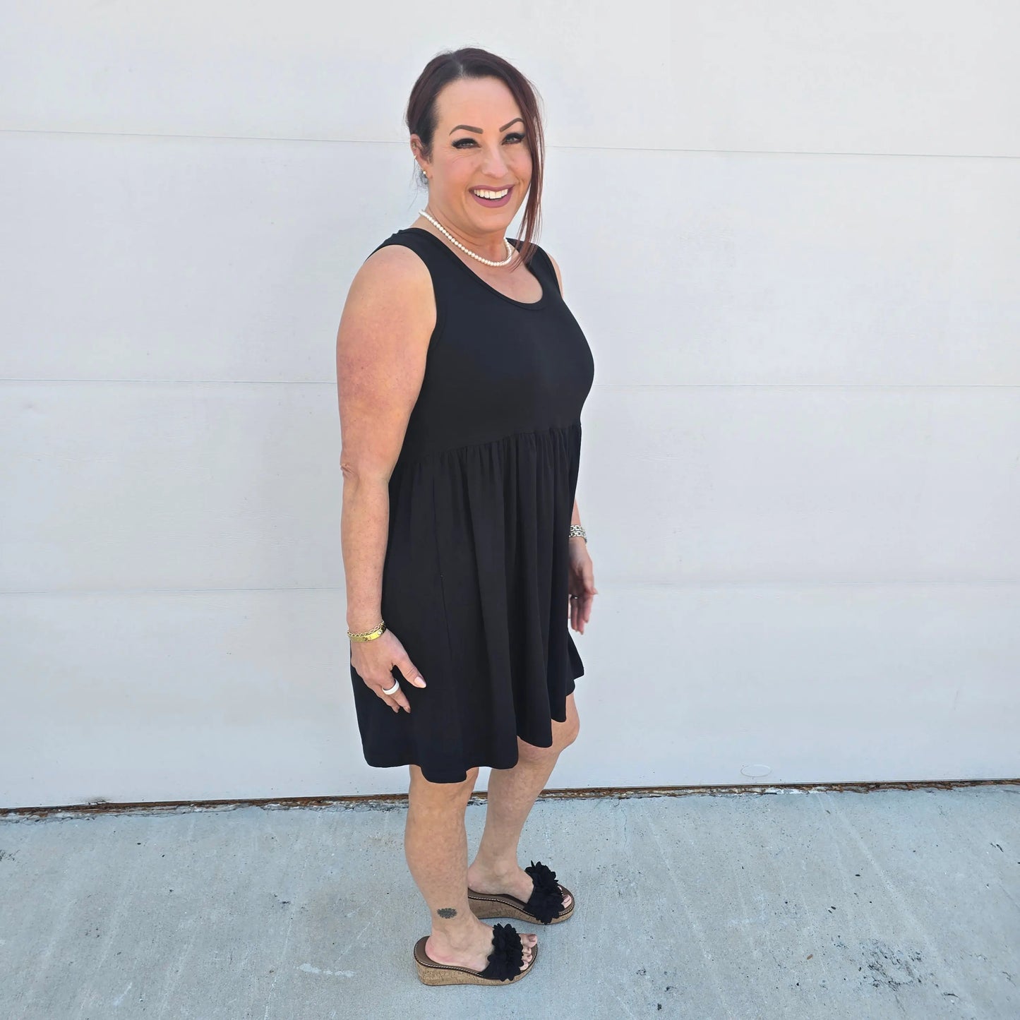 blk dress MIkarose