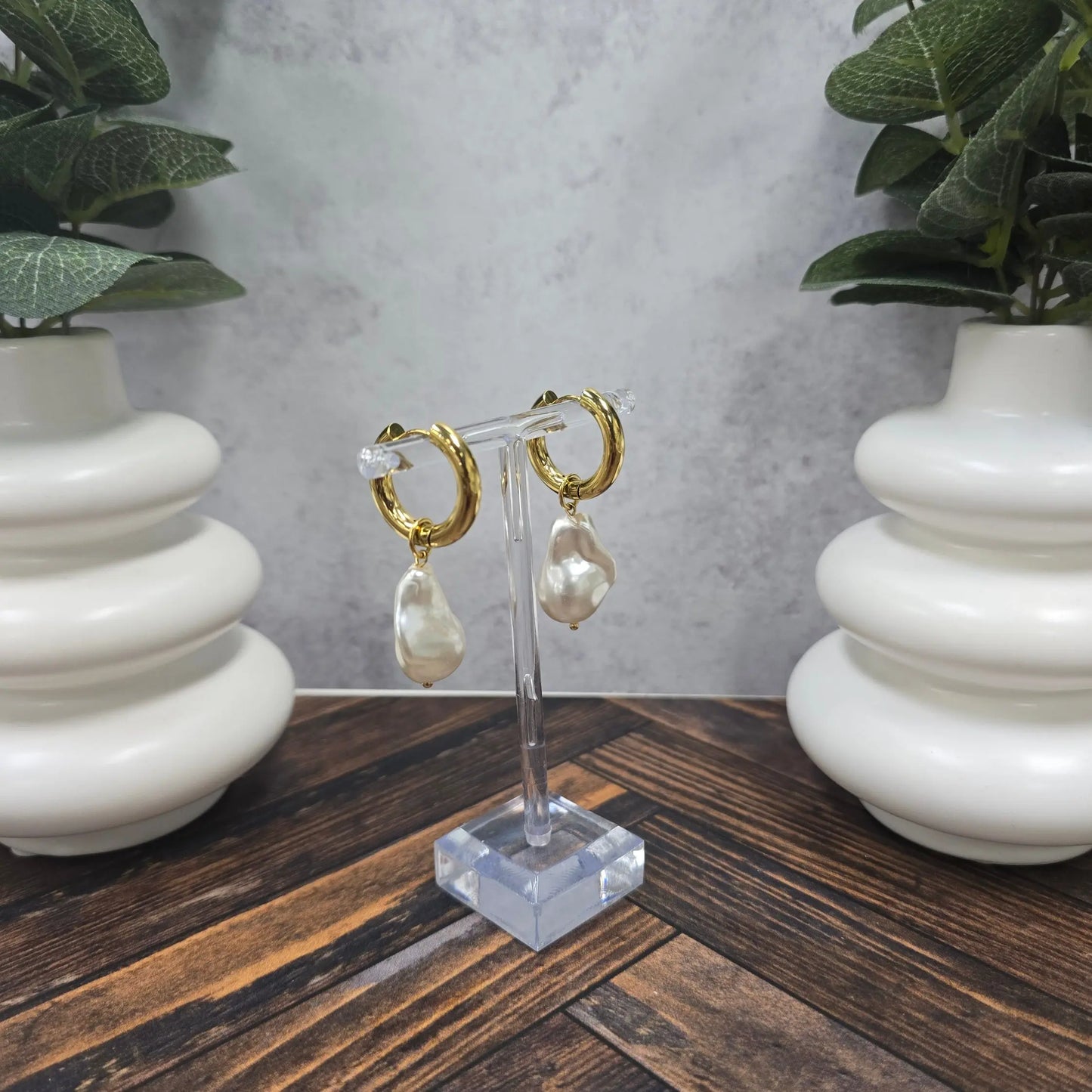 Misty Pearl Earrings ChanSuttPearls