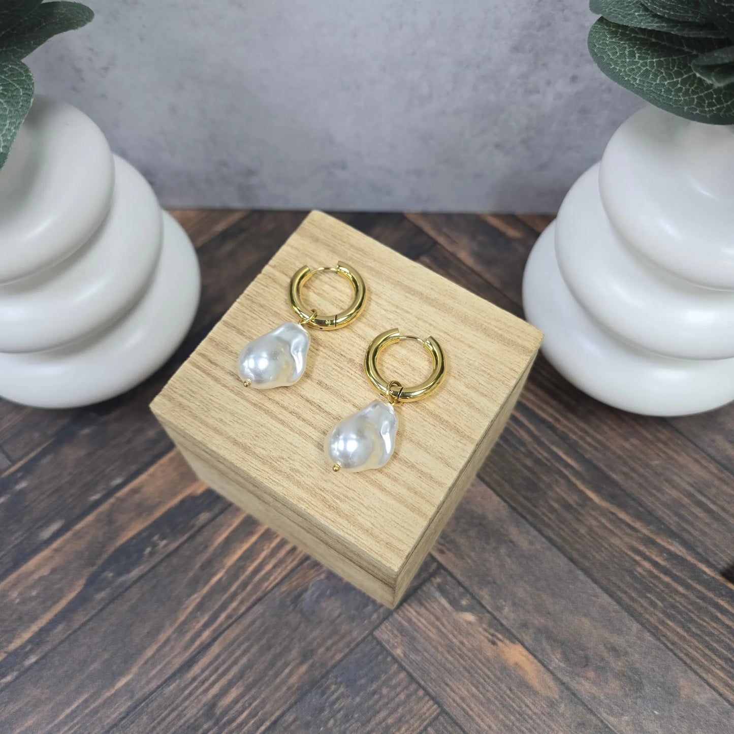 Misty Pearl Earrings ChanSuttPearls