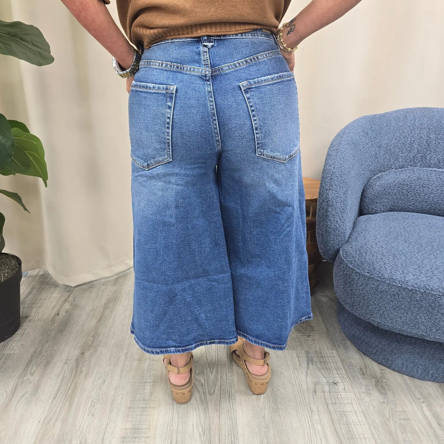 Claire Relaxed Culotte Pants Mystree