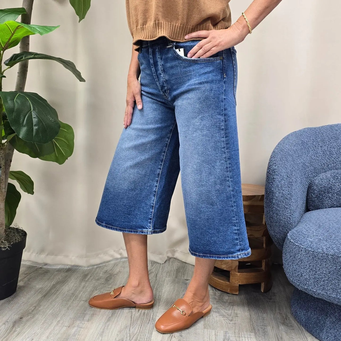 Claire Relaxed Culotte Pants Mystree