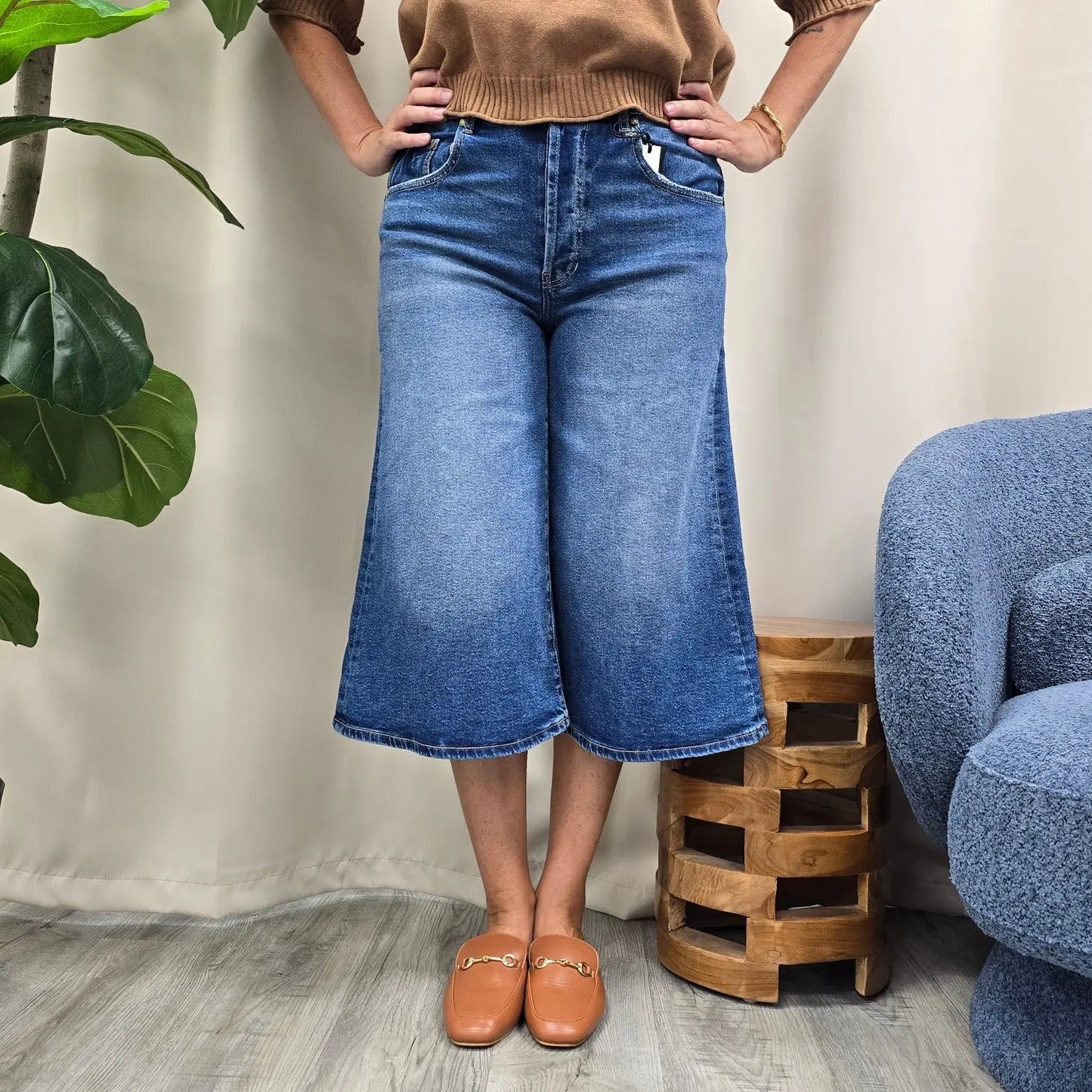Claire Relaxed Culotte Pants Mystree
