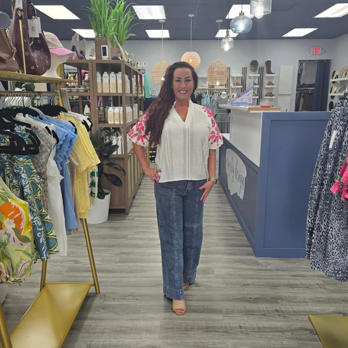 Sunset Stitch Blouse THML