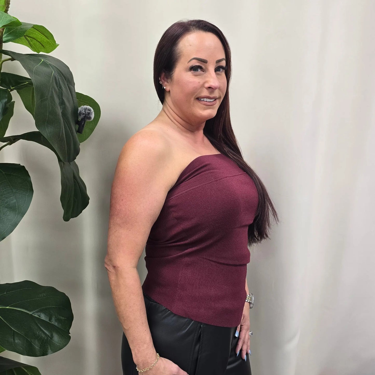 Strapless Runched Top Illa Illa