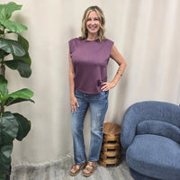 Tessa Mid-Rise Straight Jeans MIca