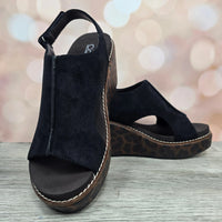 Corkys Carley Blk Leopard Corkys
