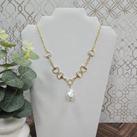 Winx Pearl and Horsebit Necklace Caroline Hill