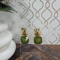 green earrings What's Hot