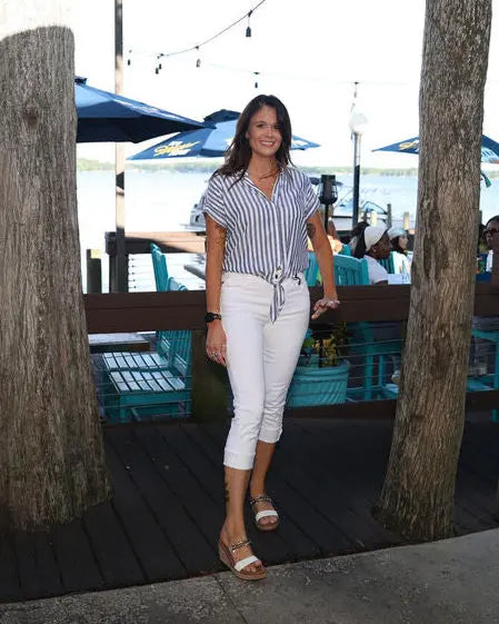 Ivy White Capri Judy Blue