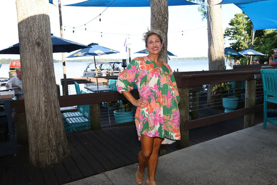 The Island Bloom Dress Tribal