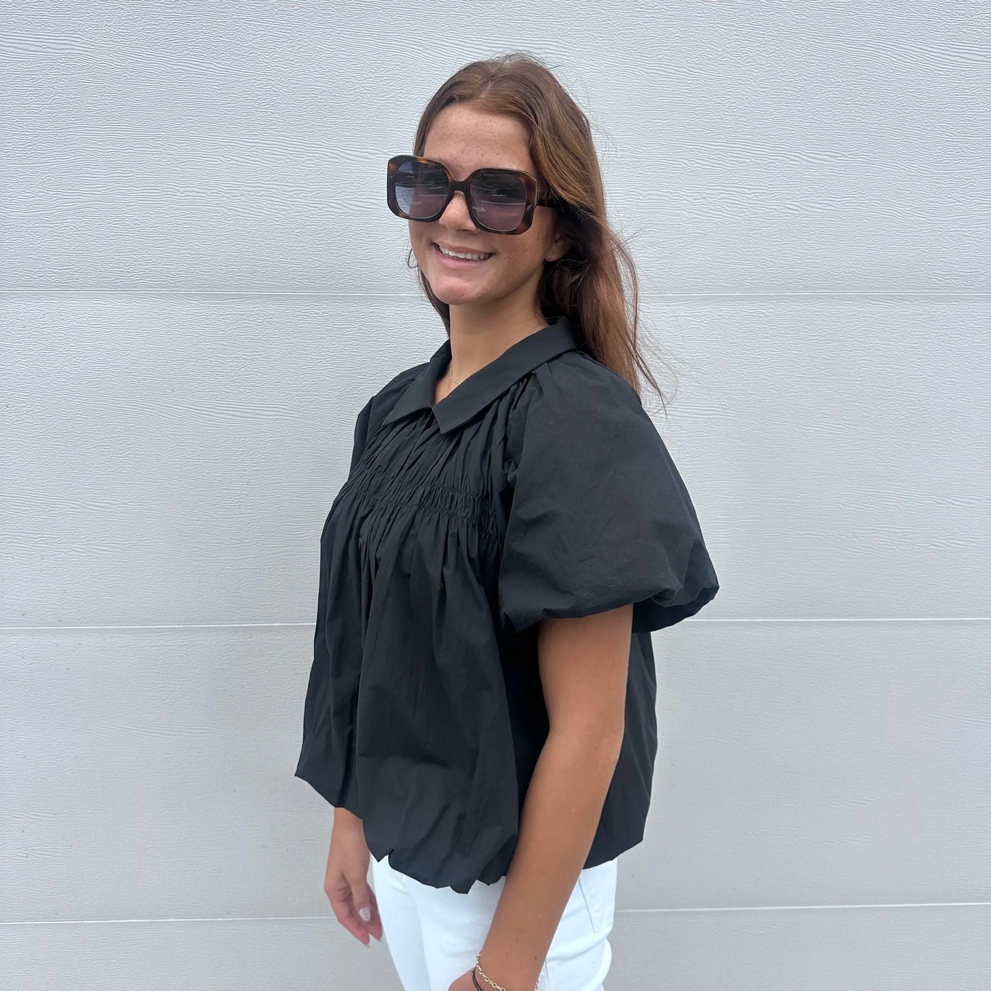 Avery Blouse Elle Grey