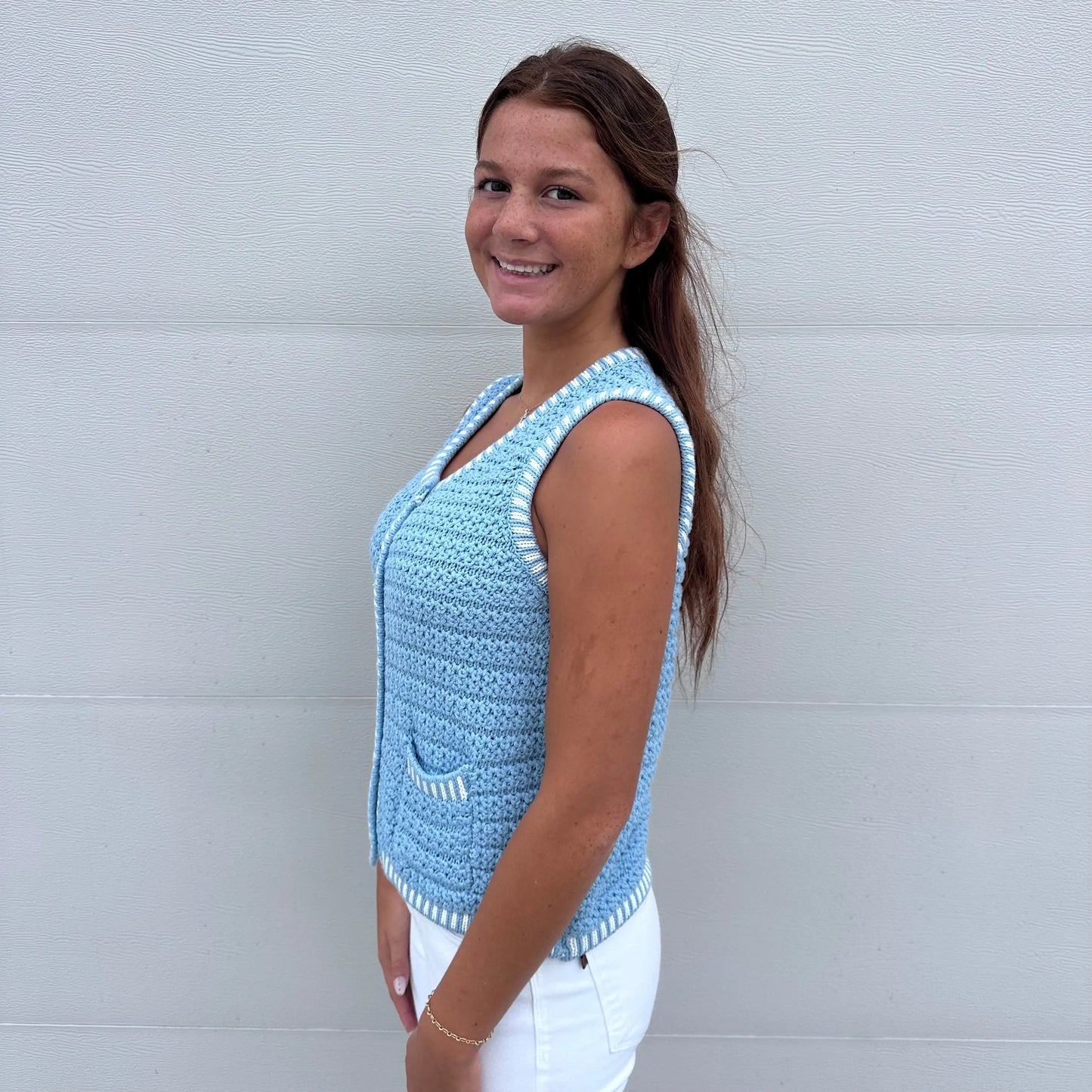 Daisy Sky Knit Tank Pinch