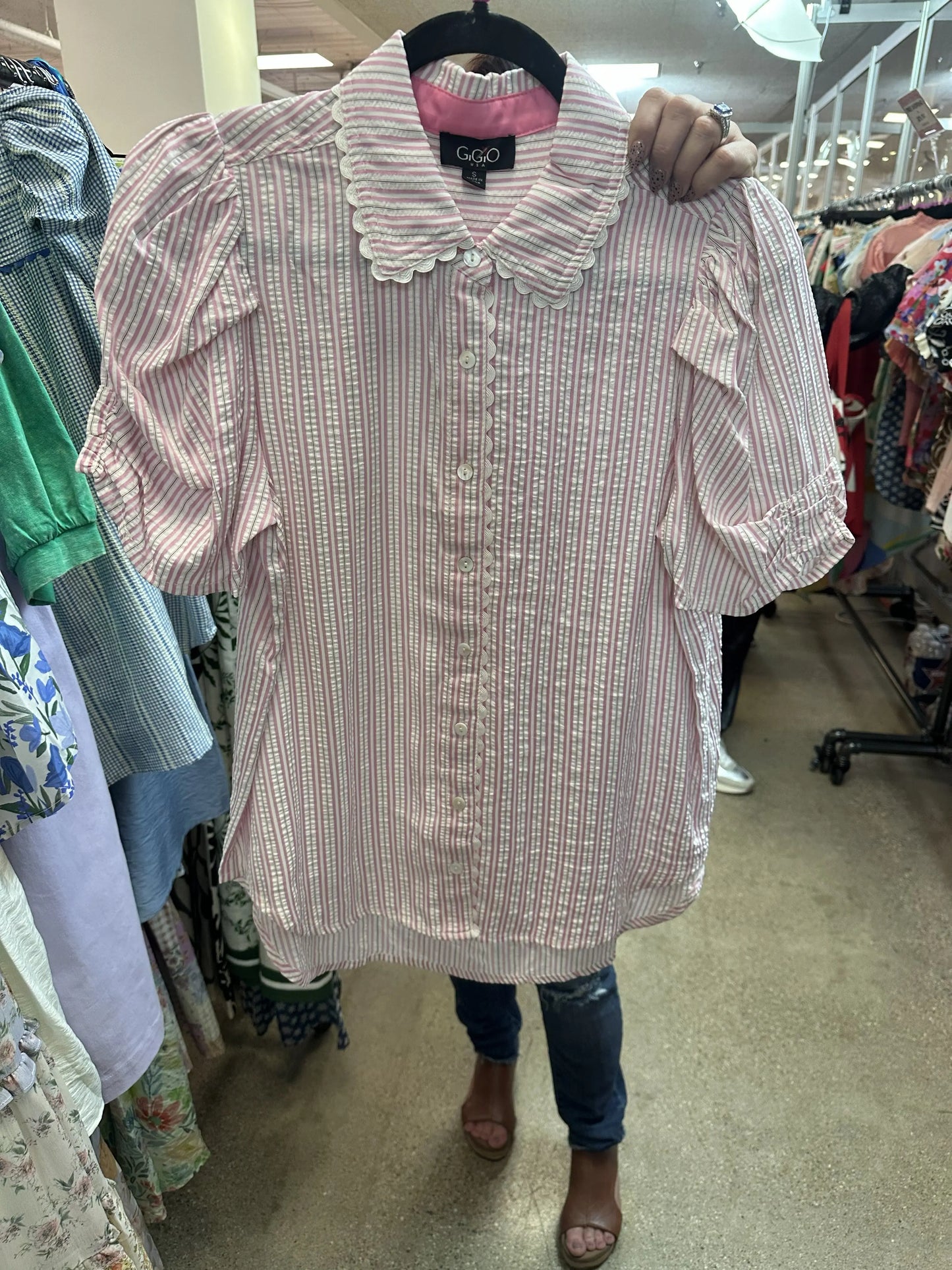 Striped Texture shirt Gigio