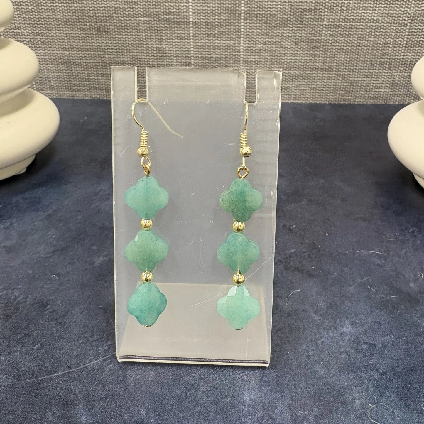 turquoise drop earrings Dlyan T Designs
