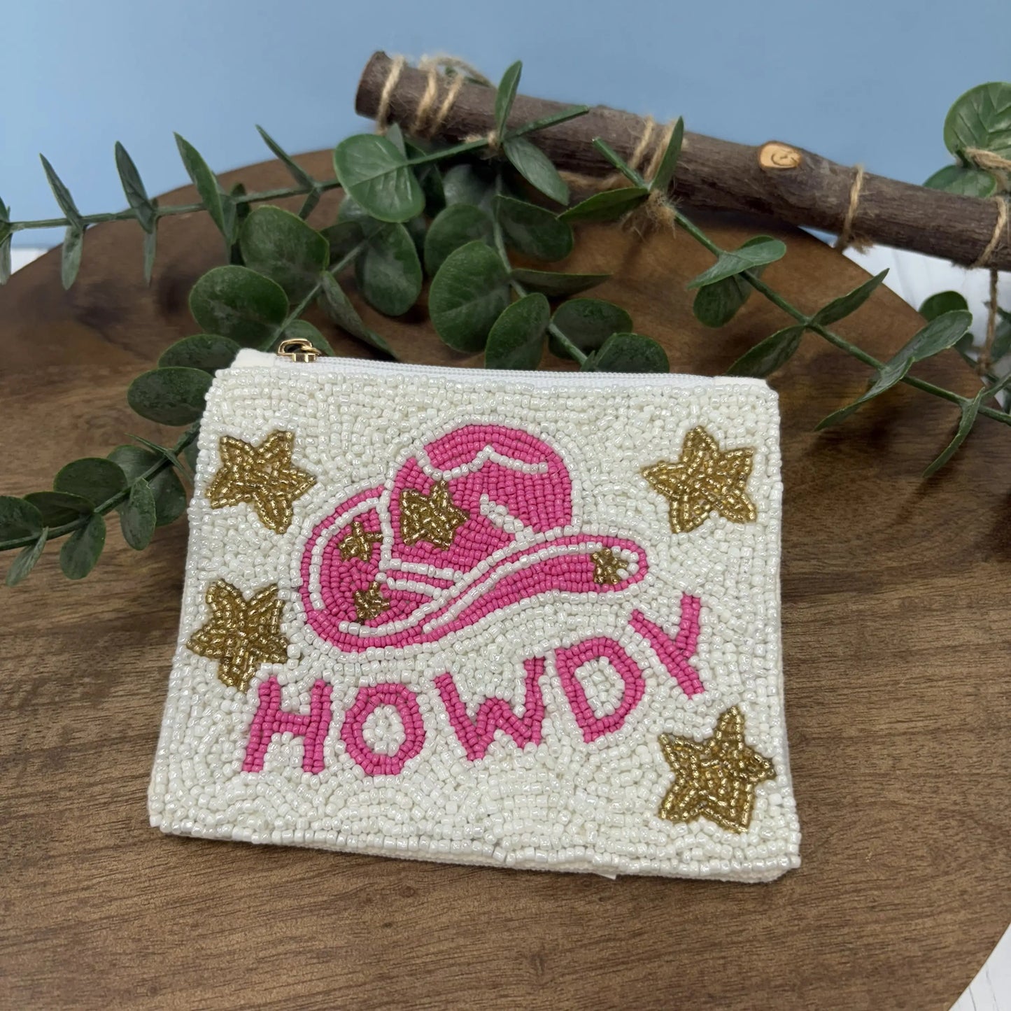 Seed Beaded Coin Purse Fame