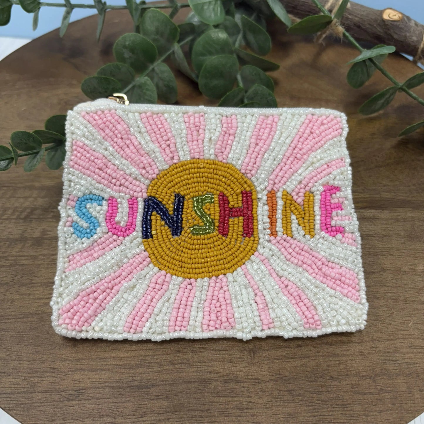 Seed Beaded Coin Purse Fame