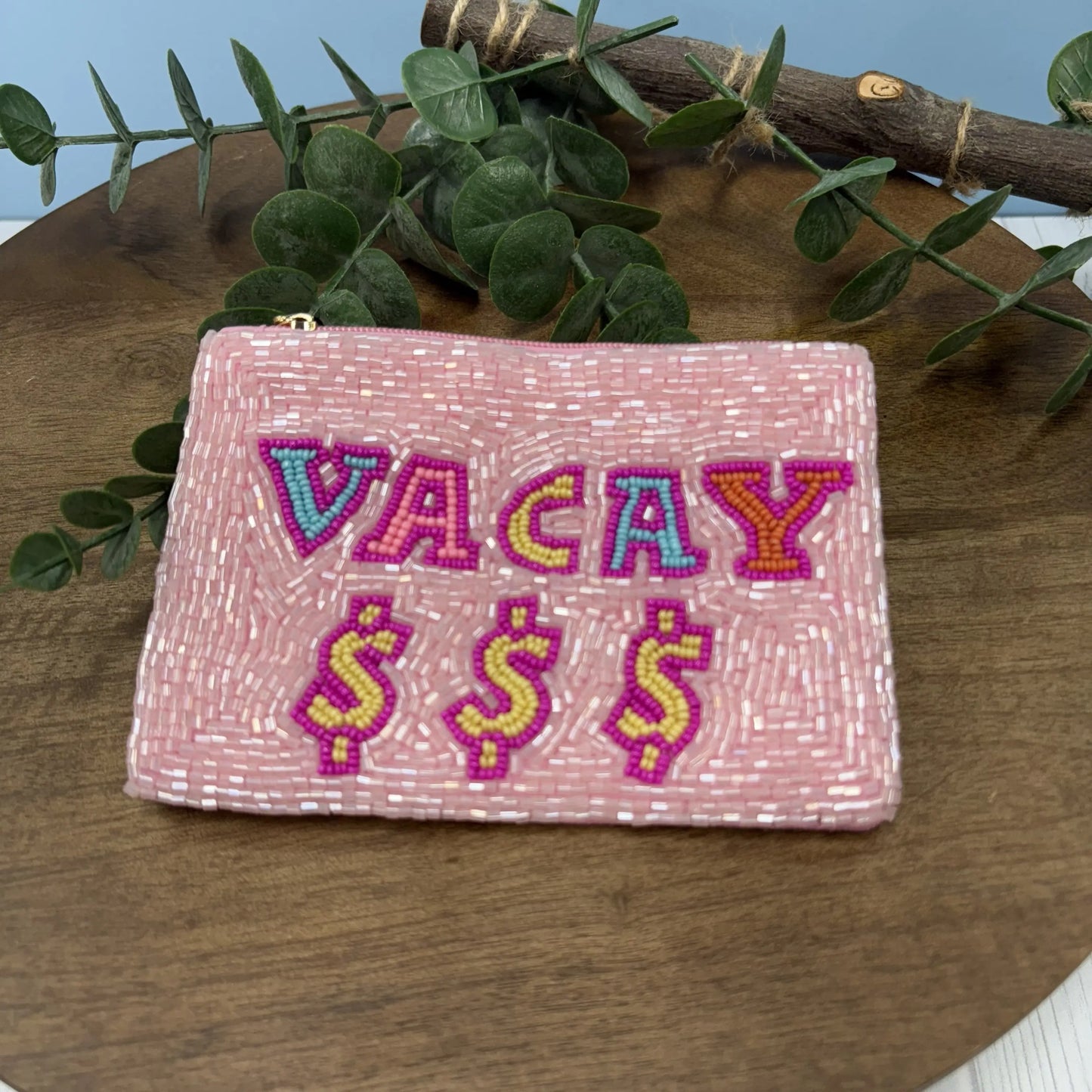 Seed Beaded Coin Purse Fame