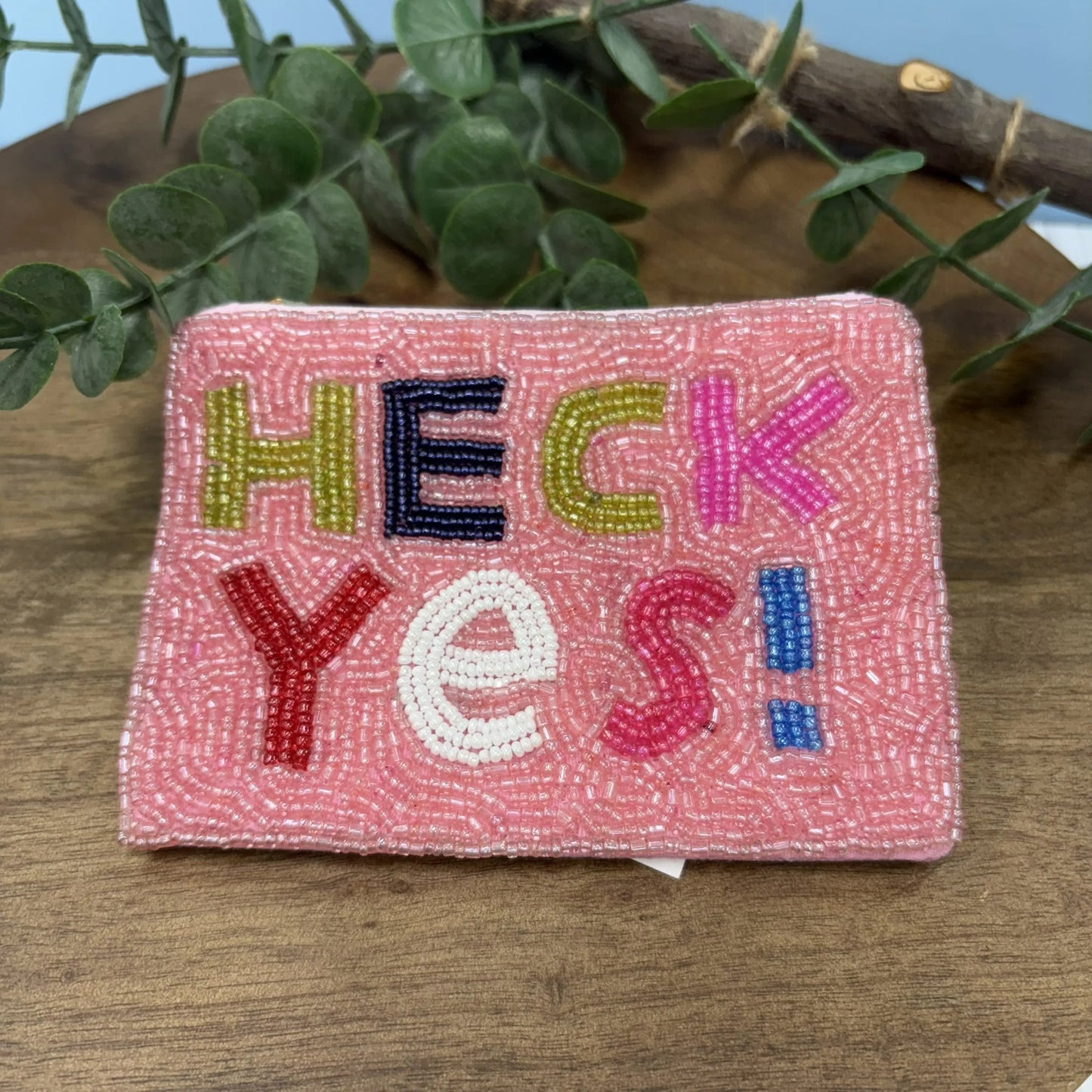 Seed Beaded Coin Purse Fame